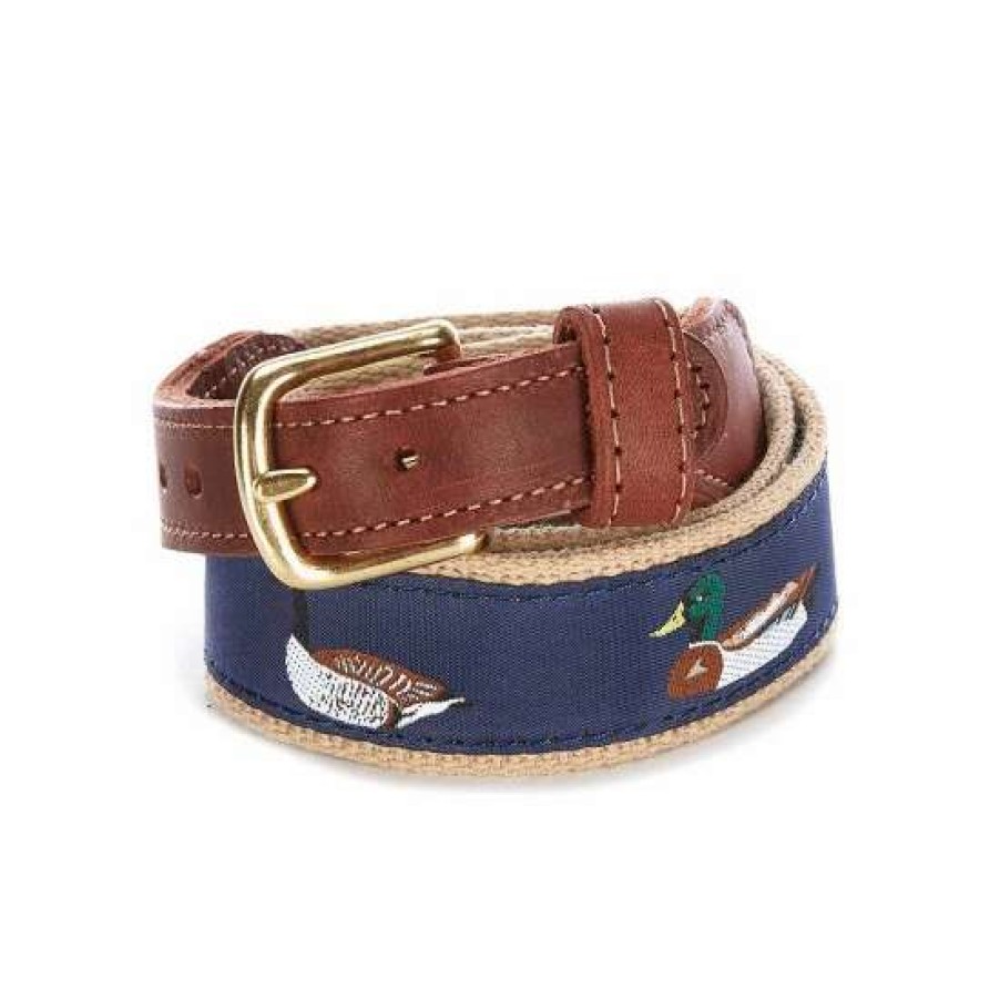 Accessories * | Outlet Class Club Boys Duck Twill Belt Khaki