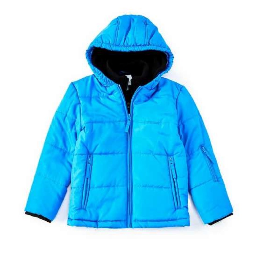 Kids * | Flash Sale Class Club Big Boys 8-20 Bib Hooded Puffer Jacket