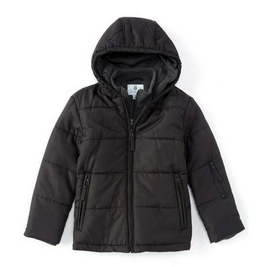 Kids * | Flash Sale Class Club Big Boys 8-20 Bib Hooded Puffer Jacket