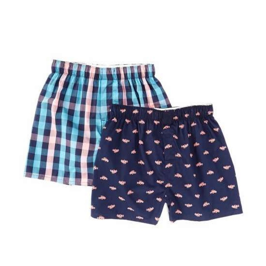 Kids * | Buy Class Club Big Boys 6-20 2-Pack Woven Boxer Briefs Truck