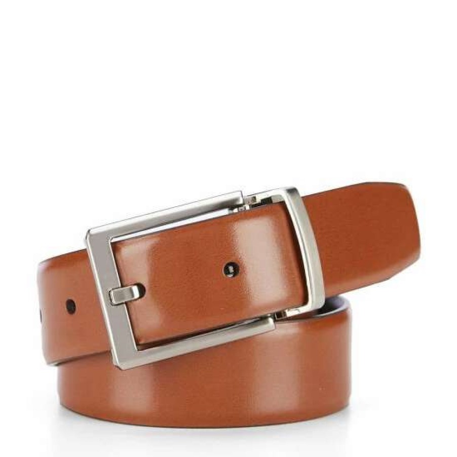 Kids * | Brand New Class Club Boys Stretch Reversible Leather Belt Luggage