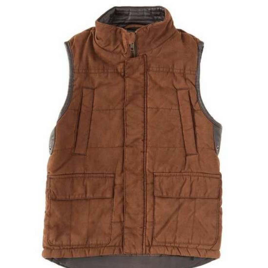 Kids * | Coupon Class Club Big Boys 8-20 Faux Suede Vest