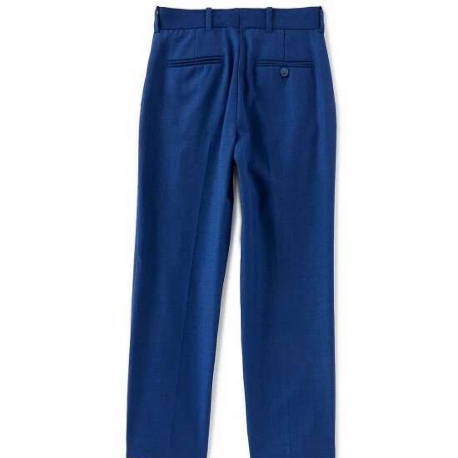 Kids * | Coupon Class Club Gold Label Big Boys 8-20 Modern Fit Dress Pants French Blue