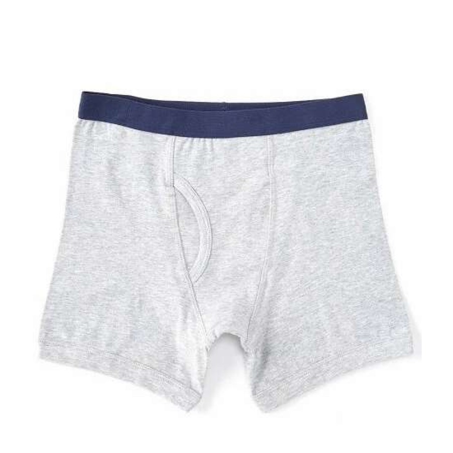 Kids * | Brand New Adventure Wear By Class Club Little/Big Boys 6-20 Solid Boxer Briefs