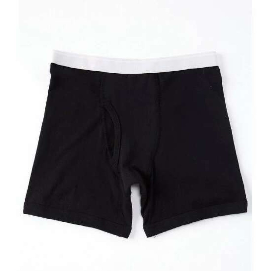 Kids * | Brand New Adventure Wear By Class Club Little/Big Boys 6-20 Solid Boxer Briefs