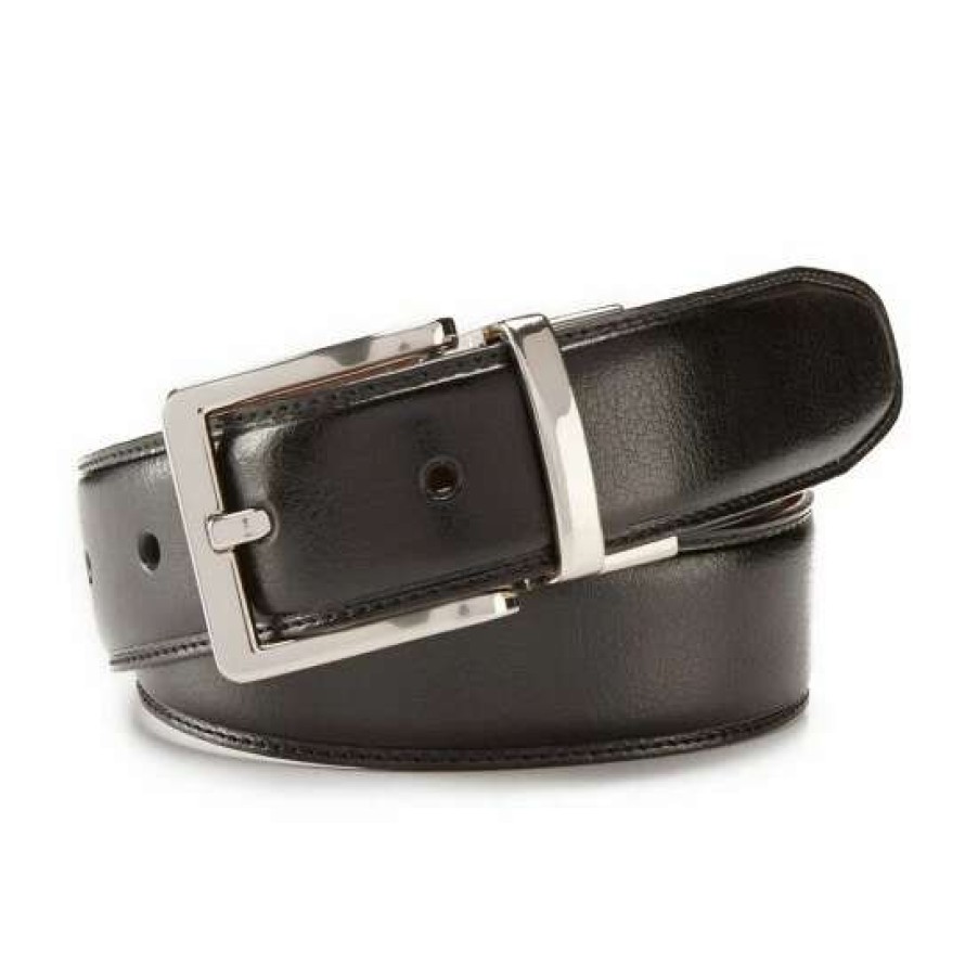 Kids * | Wholesale Class Club Boys' Reversible Harness Belt Brown/Black