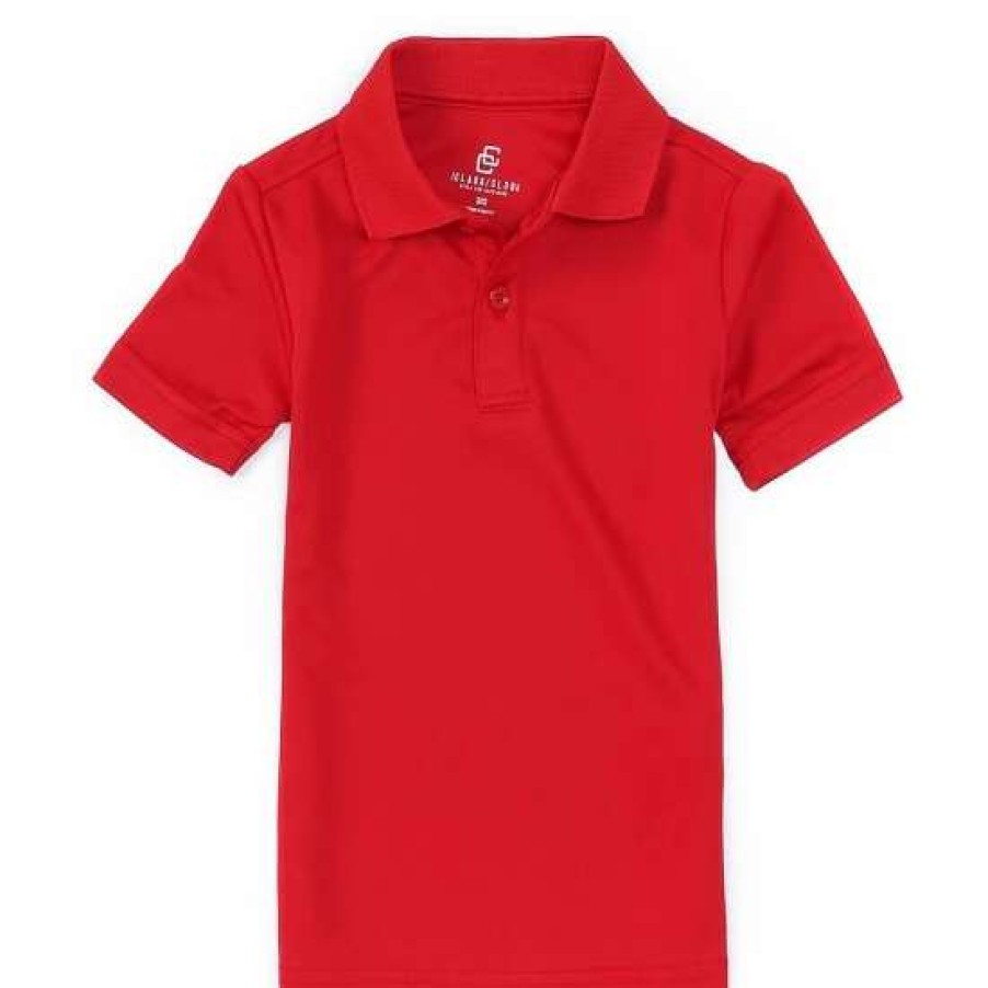 Kids * | Best Sale Class Club Little Boys 2T-7 Short-Sleeve Double-Knit Synthetic Performance Polo Shirt