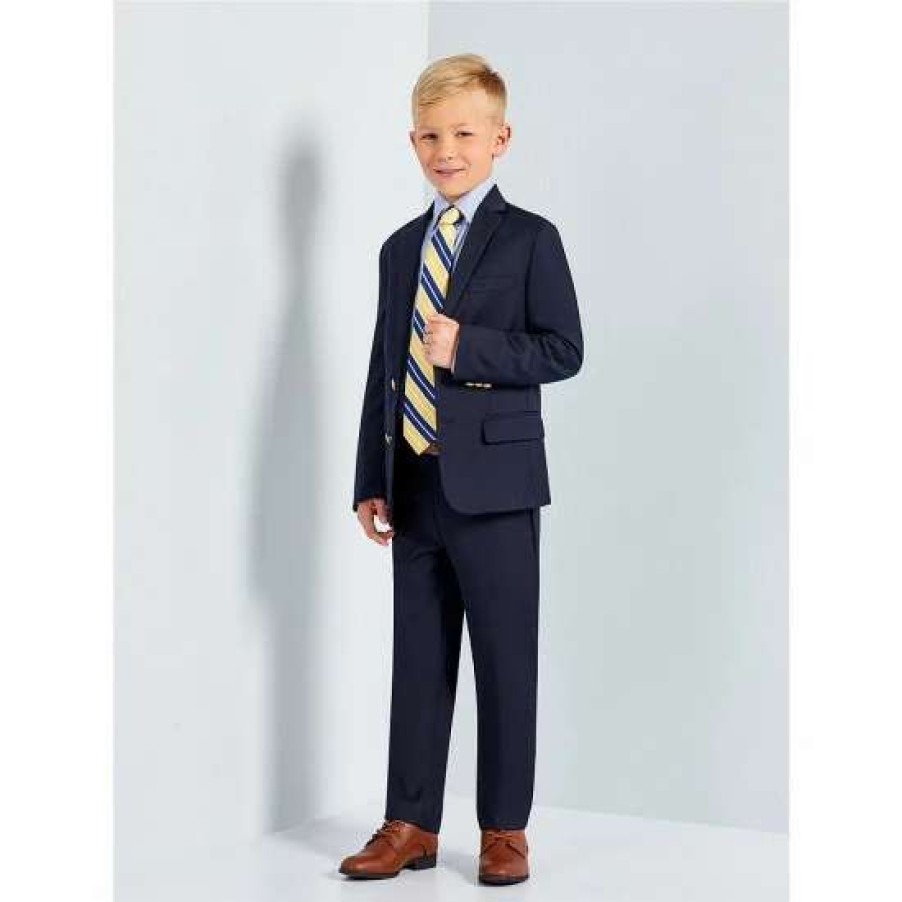 Kids * | Budget Class Club Gold Label Big Boys 8-20 Flat-Front Dress Pants