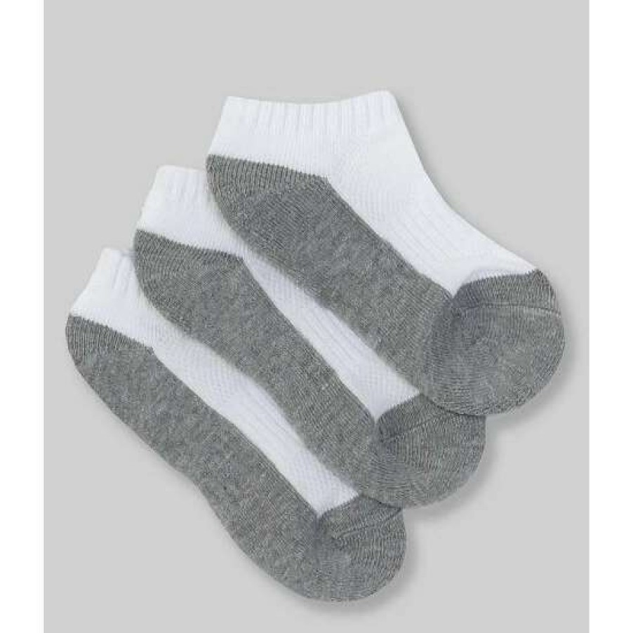 Kids * | Discount Class Club Boys 3-Pack Athletic Socks /Grey