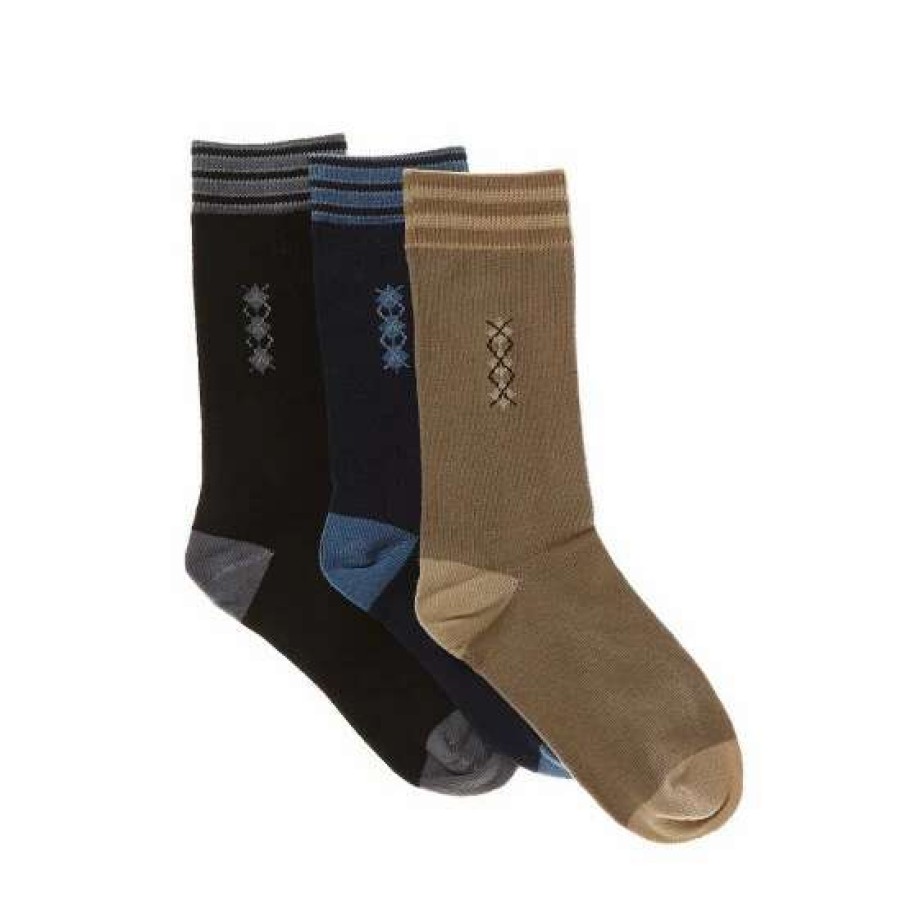 Kids * | Best Reviews Of Class Club Boys 3-Pack Mini Argyle Socks Assorted