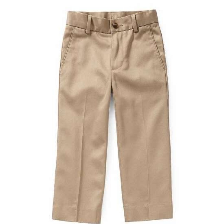 Kids * | Best Sale Class Club Gold Label Little Boys 3T-7 Flat-Front Twill Pants