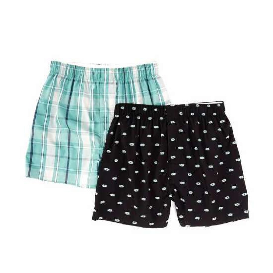 Kids * | Best Sale Class Club Big Boys 6-20 2-Pack Woven Boxer Briefs Top Knot