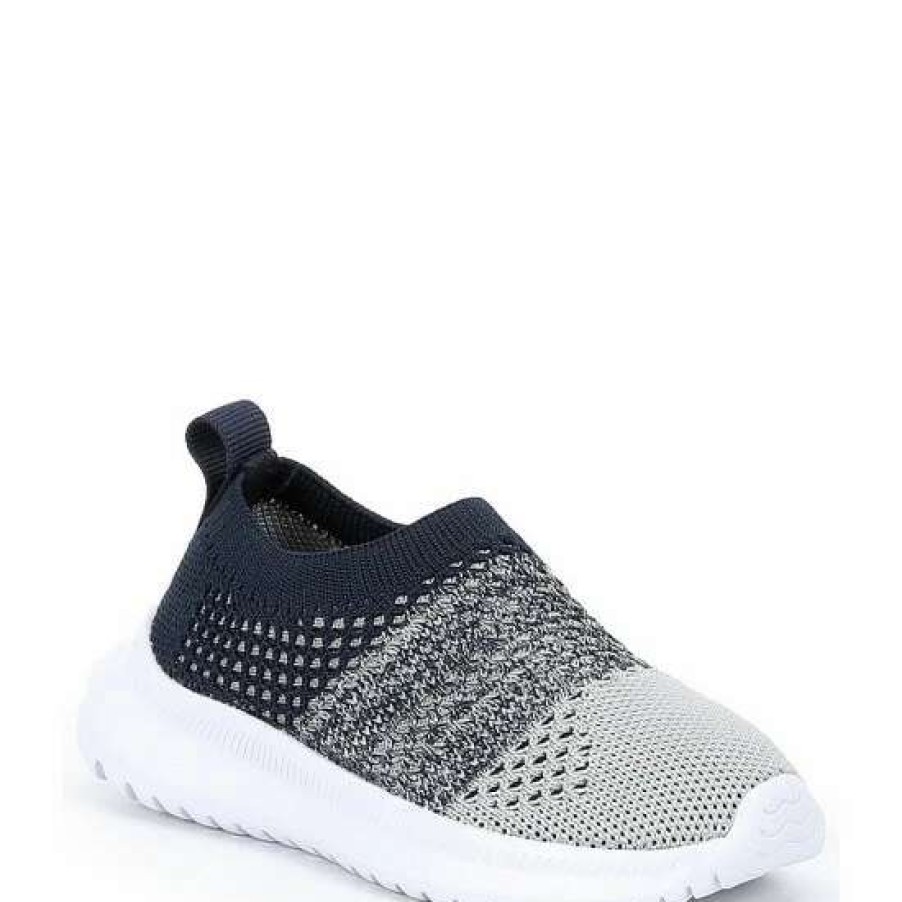 Shoes * | Wholesale Class Club Adventure Wear Boys' Aktive Washable Slip-On Sneakers (Infant) Grey/Navy