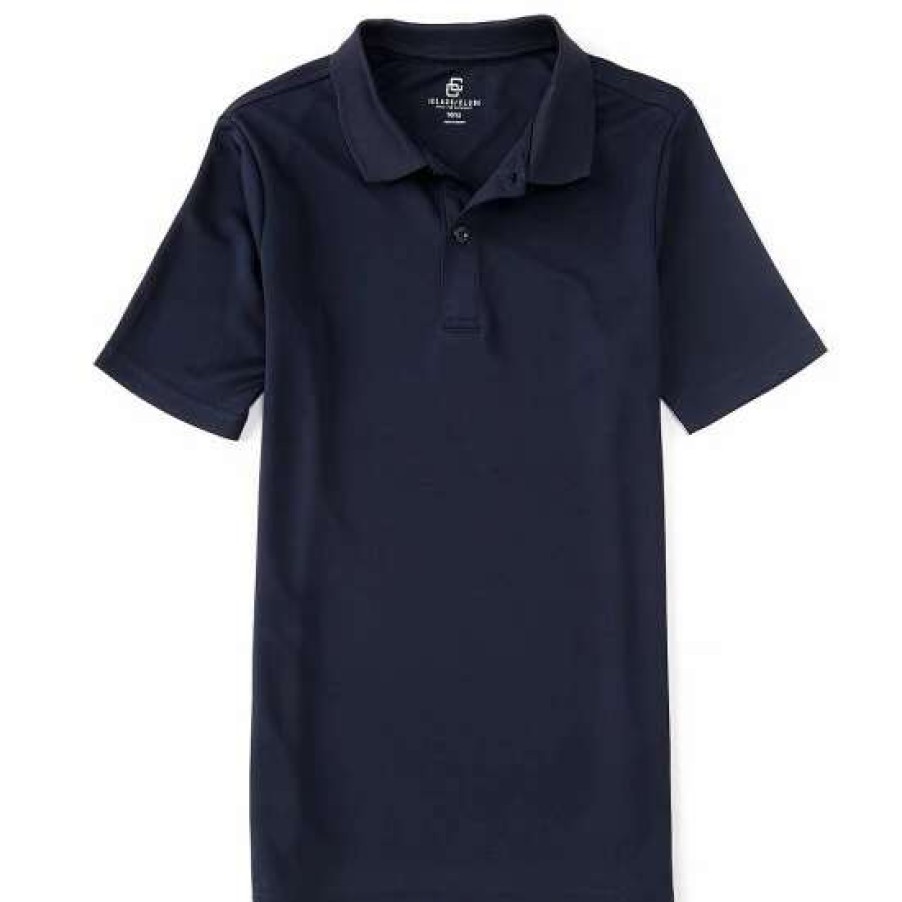 Kids * | Best Pirce Class Club Big Boys 8-20 Short-Sleeve Synthetic Performance Polo Shirt