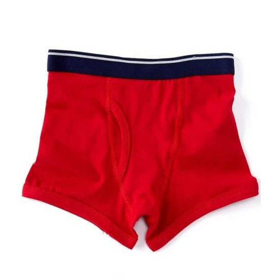 Kids * | Hot Sale Adventure Wear By Class Club Little Boys 2T-5T Solid Boxer Briefs