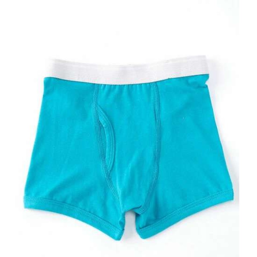 Kids * | Hot Sale Adventure Wear By Class Club Little Boys 2T-5T Solid Boxer Briefs