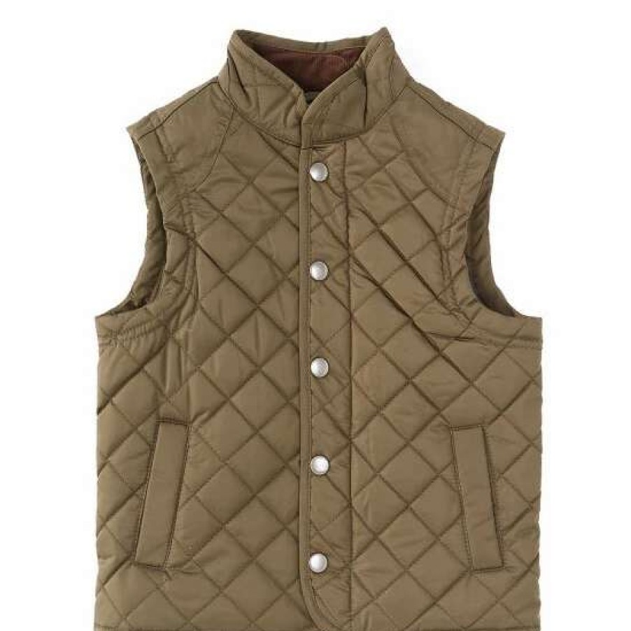 Kids * | Best Reviews Of Class Club Little Boys 2T-7 Fleece Lined Quilted Vest