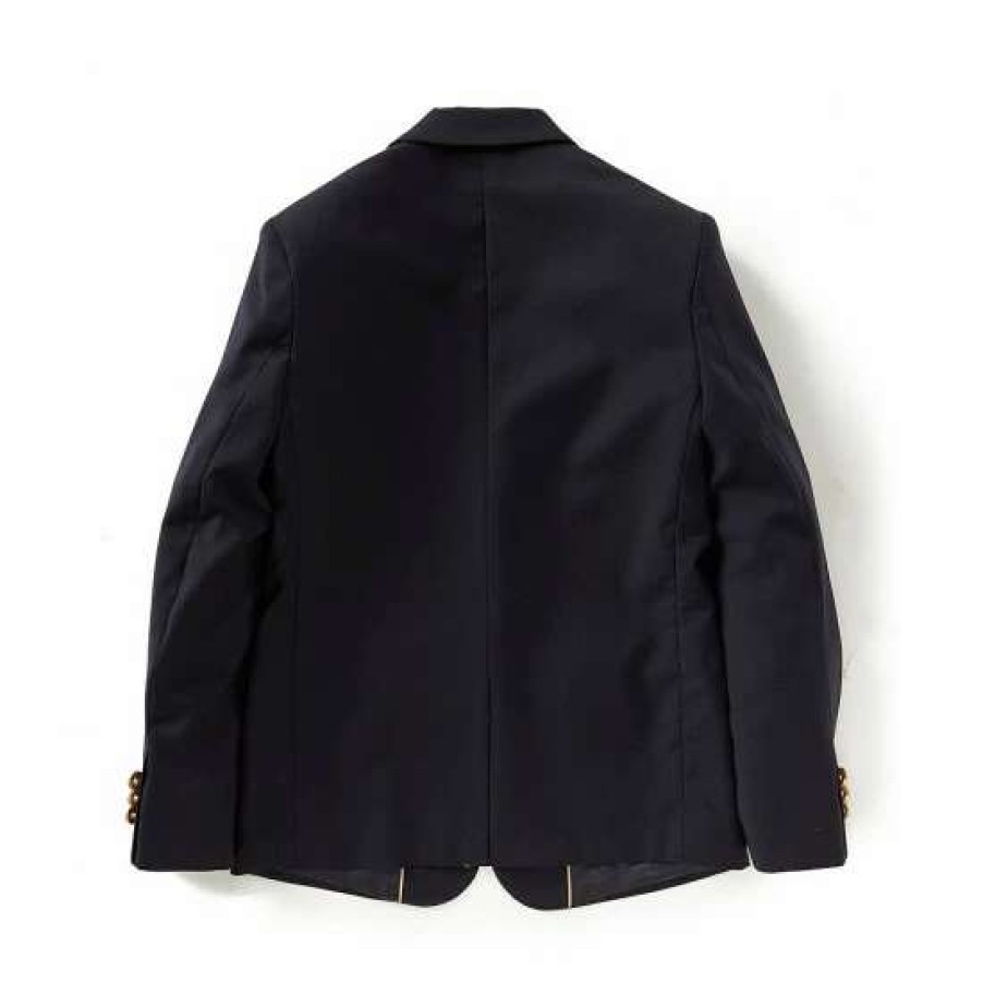 Kids * | Cheap Class Club Gold Label Big Boys 8-20 Wool Brass-Button Blazer Navy