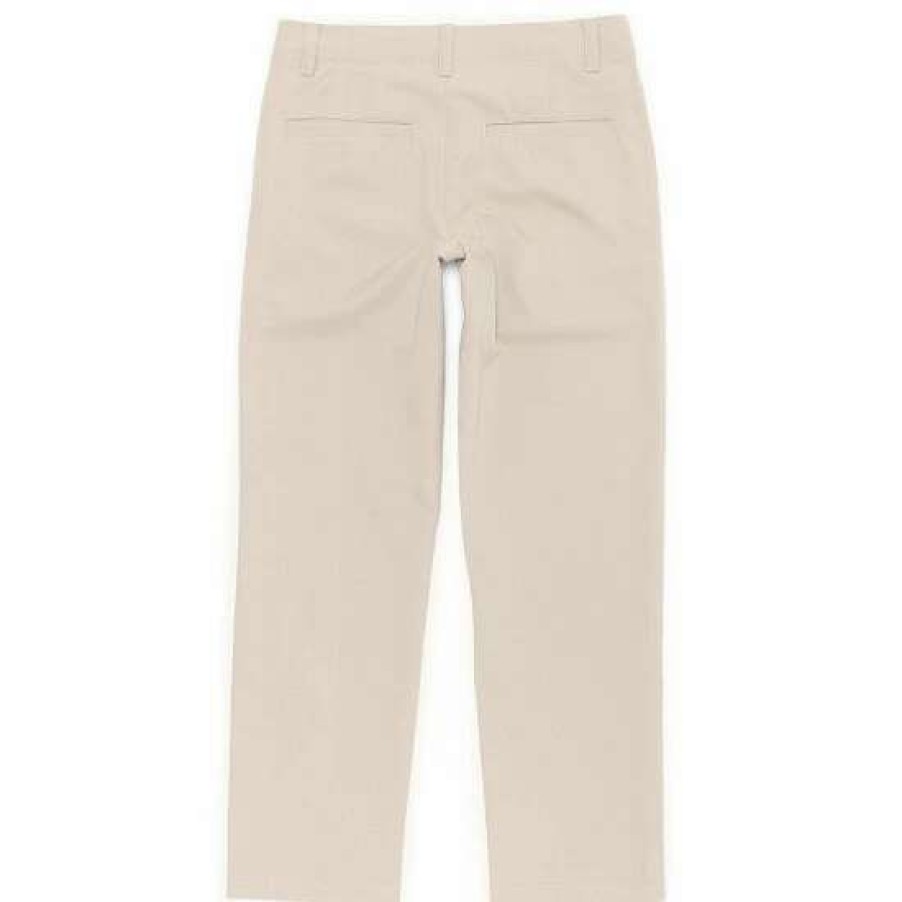 Kids * | Deals Class Club Big Boys 10-18 Husky Modern-Fit Comfort Stretch Synthetic Pants