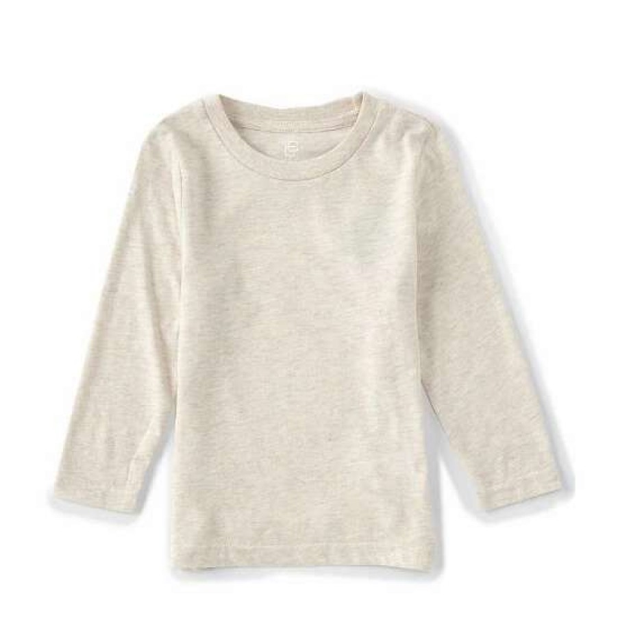 Kids * | Cheapest Class Club Little Boys 2T-7 Slub Knit Long Sleeve Crew Neck Tee